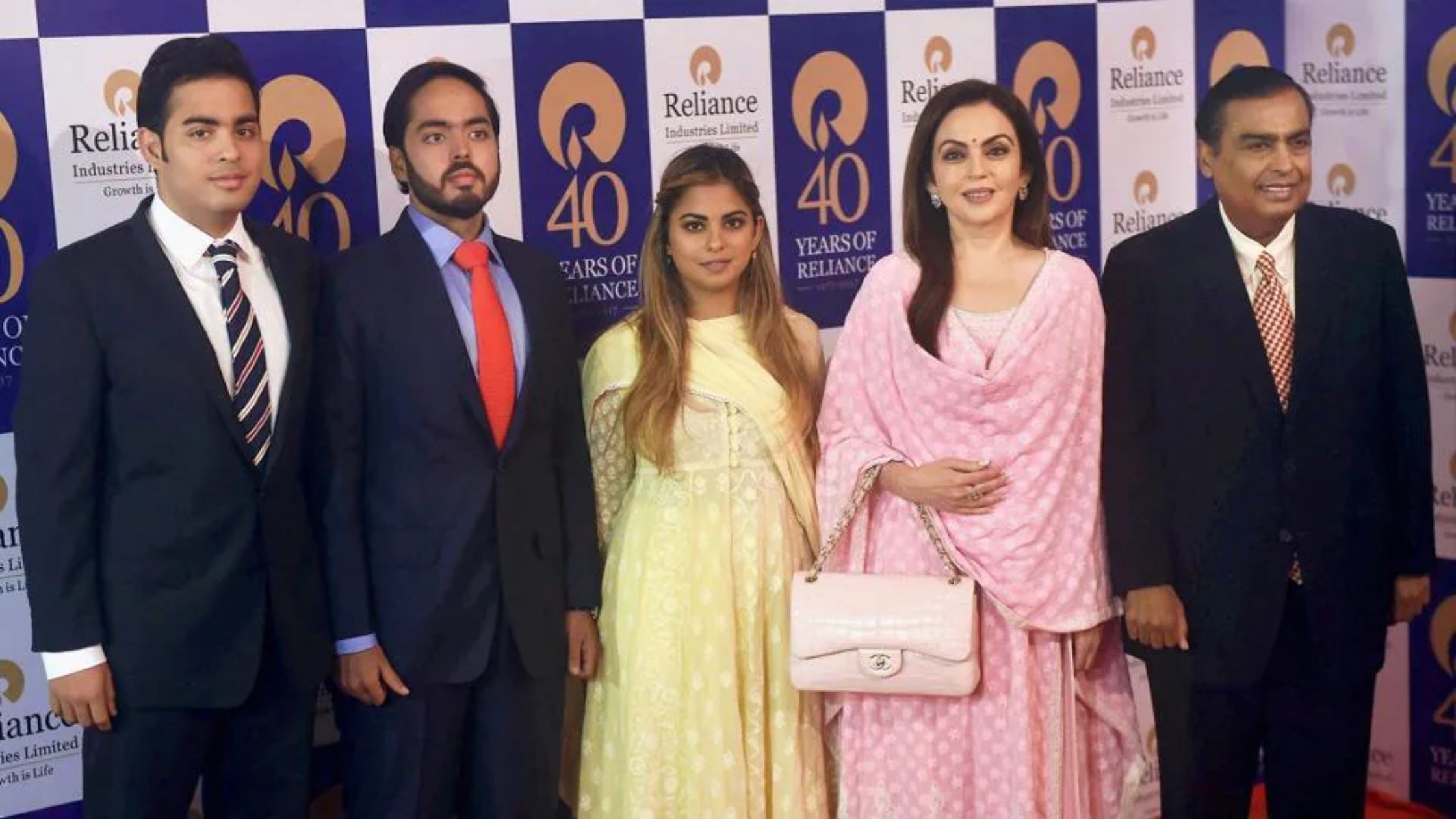 Mukesh Ambani family